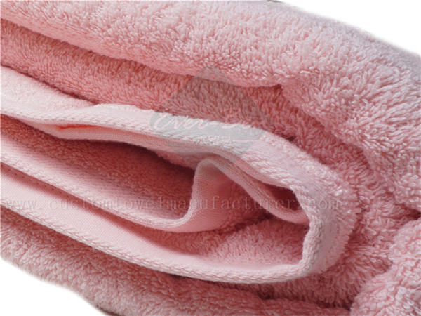 China EverBen Custom Rose Color Cotton Towels Supplier